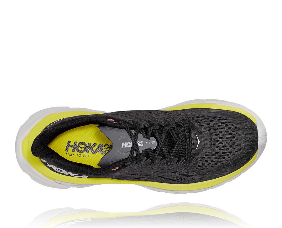Hoka One One Mens Running Shoes - Clifton Edge - Black - MEPO21950